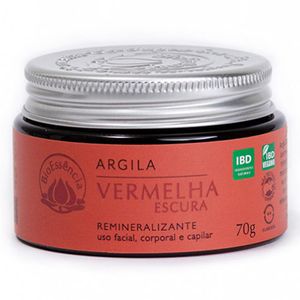 Argila Vermelha Escura 70g - Bio Essência