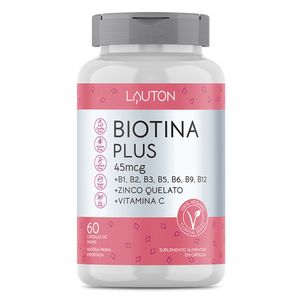 Biotina Plus (45mcg) 60 Cápsulas - Lauton Nutrition