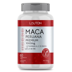 Maca Peruana Premium (1000mg) 60 Cápsulas - Lauton Nutrition