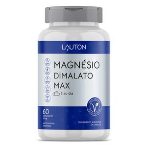 Magnésio Dimalato Max (260mg) 60 Cápsulas - Lauton Nutrition
