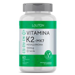 Vitamina K2 (100mcg) 60 Cápsulas - Lauton Nutrition