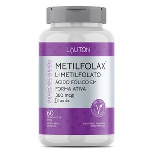 Metilfolax (L-Metilfolato) 60 Cápsulas - Lauton Nutrition