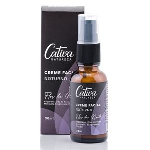 Creme Facial Noturno Flor da Noite 30g - Cativa Natureza