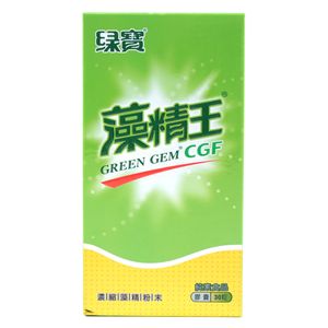 CGF Chlorella Fator de Crescimento Concentrado (280mg) 30 Cápsula vegetal - Green Gem