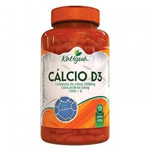 Cálcio D3 (625mg) 120 Cápsulas - Katiguá