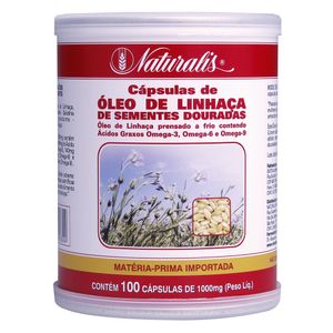 Aceite de Linaza Dorada (1000mg) 100 Cápsulas - Naturalis