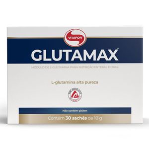 Glutamax 100% L-Glutamina 30 Sachês de 10g - Vitafor