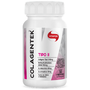 Colagentek II (750 mg) 30 Cápsulas - Vitafor