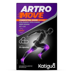 Artro Move (Colágeno Tipo 2, Condroitina e MSM) 30 Cápsulas - Katiguá