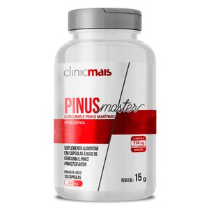 Pinus Master (Cúrcuma e Pinho Marítimo) 30 Cápsulas - Chá Mais