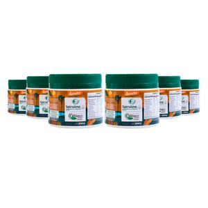 Kit 6x Spirulina Orgânica Certificada 200g em Pó - Fazenda Tamanduá