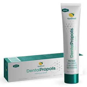 Gel Dental Propóleo Verde (Sin Flúor y Sin Abrasivos) 80g - Apis Brasil