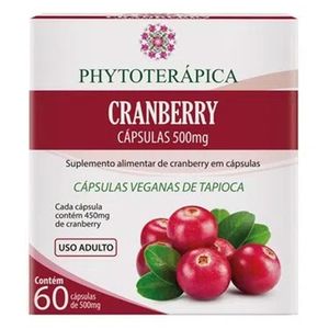 Cranberry (500mg) 60 Cápsulas - Phytoterápica