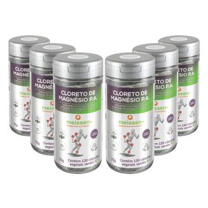 Kit 6x Pure PA Cloruro de Magnesio 120 Cápsulas Vegetarianas - Meissen