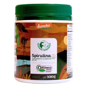 Spirulina Orgânica Certificada 500g em Pó - Fazenda Tamanduá