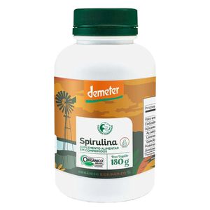 Spirulina Orgânica 180g 360 Comprimidos - Fazenda Tamanduá