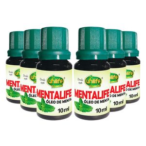Kit 6x Mentalife oleo de menta 10ml - Unilife