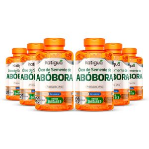 Kit 6x Óleo de Semente de Abóbora  120 Cápsulas - Katiguá