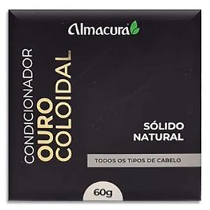 Condicionador Sólido de Ouro Coloidal 60g - Almacura