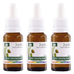 Kit 3x Aceite Vegetal Jojoba 20ml - Wnf