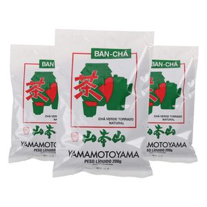 Kit 3x Té Verde Tostado (Bolsa) BanTea 200g - Yamamotoyama