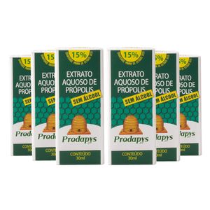 Kit 6x Extracto de Propóleo Marrón Acuoso 30ml - Prodapys