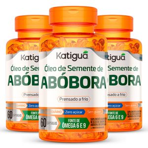 Kit 3x Óleo de Semente de Abóbora  60 Cápsulas - Katiguá