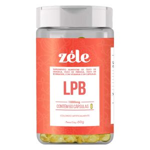 Suplemento LPB - Aceite de Linaza, Onagra y Borraja (1000mg) 60 Cápsulas - Zele