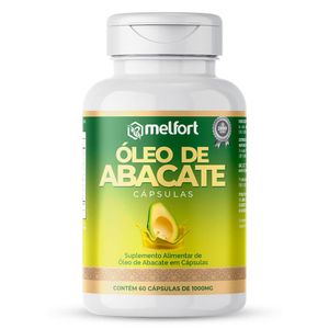 Óleo de Abacate (1000mg) 60 Cápsulas - Melfort