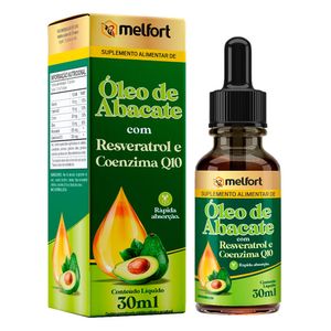 Aceite de Aguacate con Resveratrol y Coenzima Q10 en Gotas 30ml - Melfort