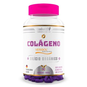 Colágeno Hidrolisado Verisol com Silício Orgânico (650mg) 60 Cápsulas - Linholev