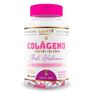 Colágeno Hidrolisado Verisol com Ácido Hialurônico (650mg) 60 Cápsulas - Linholev