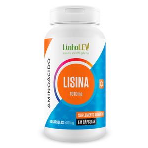 Lisina (500mg) 60 Cápsulas - Linholev