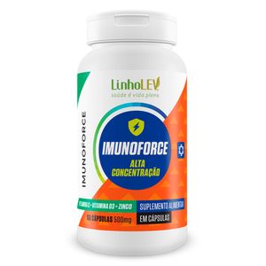 Imunoforce (Vitamina C, D3 y Zinc) 60 Cápsulas - Linholev