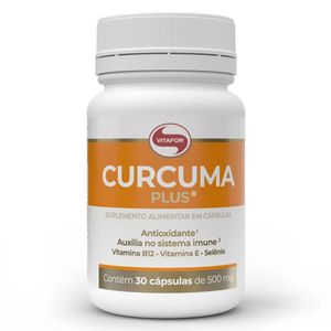 Cúrcuma Plus (500mg) 30 Cápsulas - Vitafor