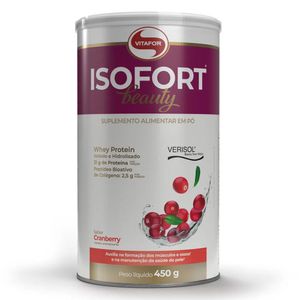 Isofort Beauty (Proteína de Suero y Colágeno Verisol) Arándano 450g - Vitafor