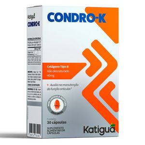Condro K (Colágeno Tipo II) 30 Cápsulas - Katiguá