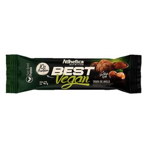 Best Vegan Barra de Proteína Sabor Trufa de Avelã 47g  - Athletica Nutrition