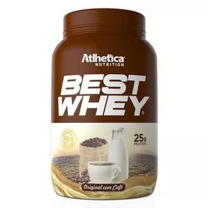 Best Whey Protein (25g de Proteína) Sabor Original y Café 900g - Athletica Nutrition