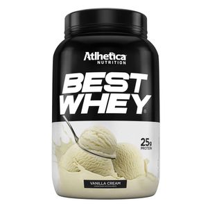 Best Whey Protein (25g de Proteína) Sabor Crema Vainilla 900g - Athletica Nutrition