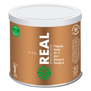 Vital Real (Própolis, Óleo de Linhaça e Gergelim) 30 Cápsulas - Vital Âtman