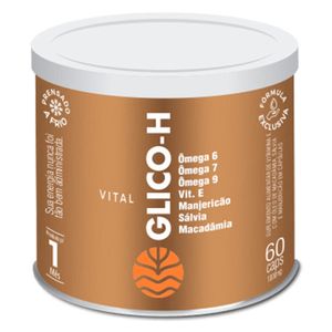 Vital Glico H (Aceite de Macadamia, Salvia, Albahaca) 60 Cápsulas - Vital Âtman