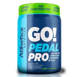 Go Pedal Pro (Electrolitos) Sabor Limón 700g - Athletica Nutrition