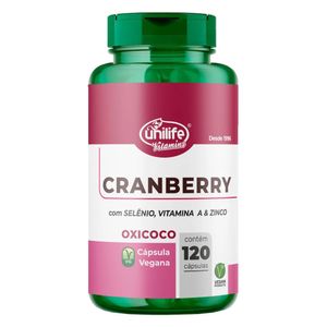 Cranberry (500mg) 120 Cápsulas - Unilife