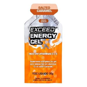 Exceed Energy Gel (Gel de Carboidratos) Sabor Salted Caramel em Sachê de 30g - Advanced Nutrition