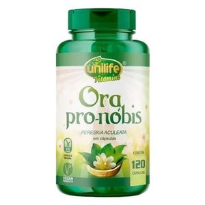 Ora Pro-Nóbis (450mg) 120 Cápsulas Vegetarianas - Unilife