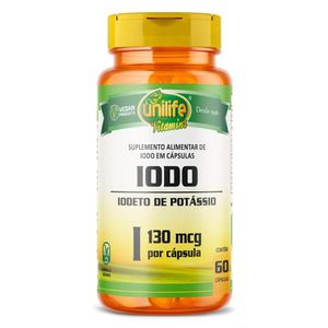 Yoduro de Potasio (450mg) 60 Cápsulas - Unilife