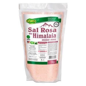 Sal Rosa do Himalaia Moído 1Kg - Unilife