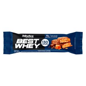Best Whey Barra de Proteína Sabor Peanut Caramel  33g  - Athletica Nutrition