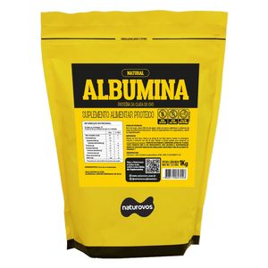 Albúmina Sabor Natural 1Kg - Naturovos